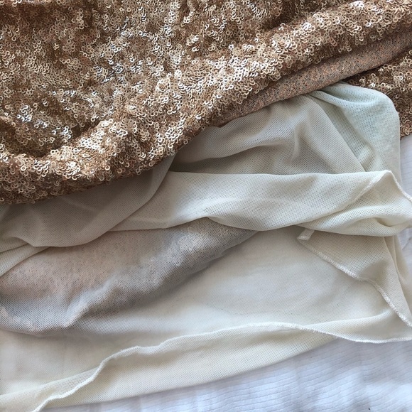 Boston Proper Gold Sequined Top Size XS - Picture 10 of 14